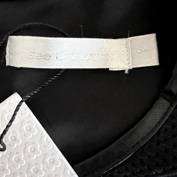 NWT See U Soon Faux Leather Sleeveless Mini Dress Mod 60's Inspired Pock… - Picture 7 of 13